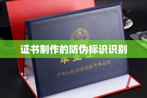 下营证书制作的防伪标识识别
